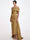 Sheath/Column Evening Dress Taffeta One-Shoulder Sleeveless Ankle-Length Mother Of The Bride Dress With Back Bow