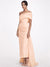 Sheath/Column Evening Dress Taffeta One-Shoulder Sleeveless Ankle-Length Mother Of The Bride Dress With Back Bow