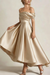 A Line Cocktail Dress Satin Party Dress Ruched Off the Shoulder Ruched Formal Elegant Dress Ankle Length With Pocket