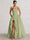 A-Line/Princess Long Butter Yellow Prom Dresses Basque Waist Stretch Strapless Floor-Length Side Split With Pleats&Back Lace-Up Wedding Guest Dresses
