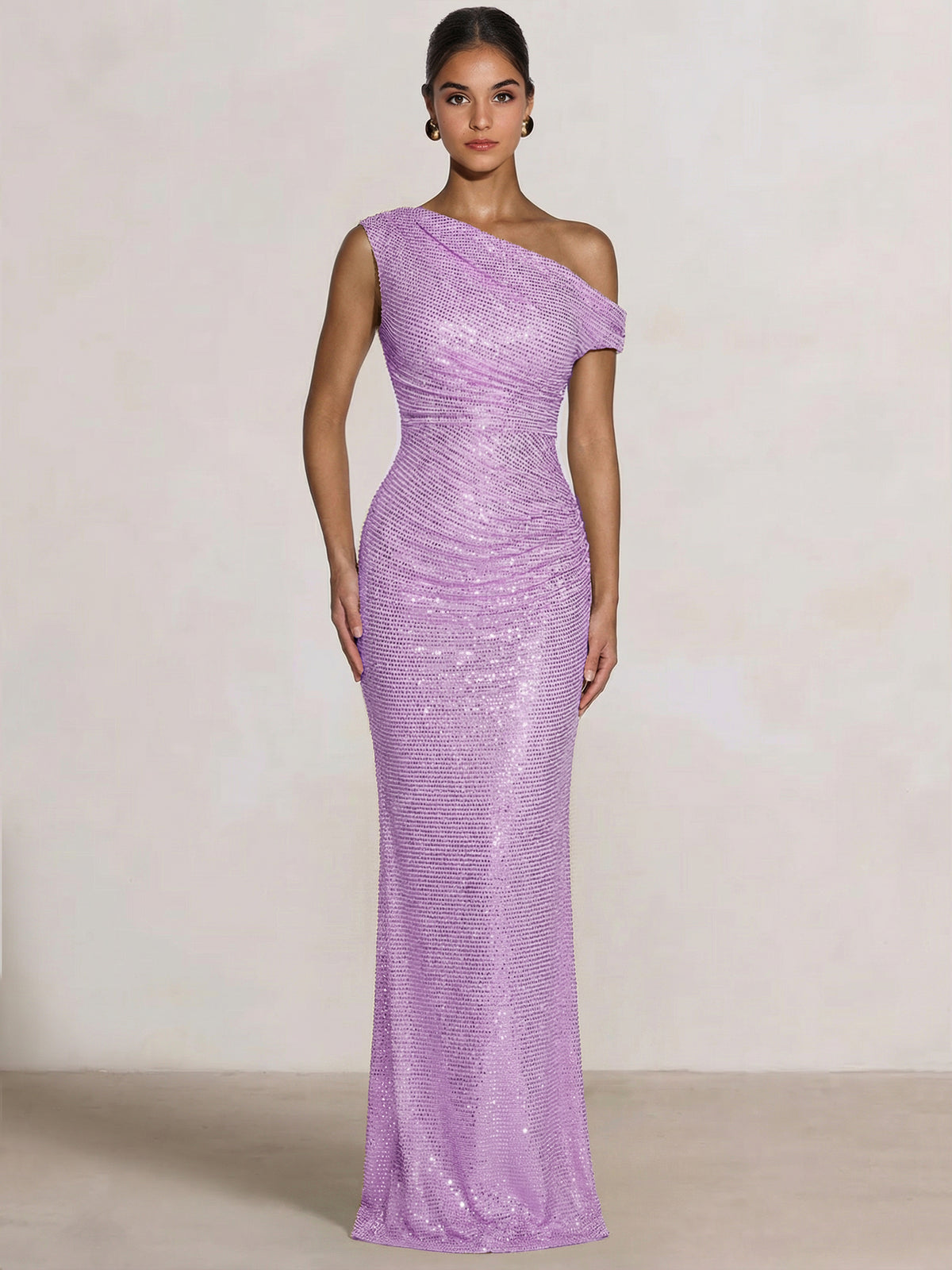 wedding guest dresses sequin Charming One Shoulder Sequins Wedding Guest Dresses