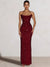 Mermaid Evening Dress Off The Shoulder Sleeveless Floor Length Sequins Formal Ruched Dress