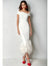Mermaid Cocktail Party Dress Off The Shoulder Short Sleeves Ankle Length Feather Dress Formal Black Tie