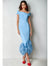 Mermaid Cocktail Party Dress Off The Shoulder Short Sleeves Ankle Length Feather Dress Formal Black Tie