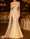Sequin Mermaid / Trumpet Evening Gown Elegant Formal Dress Formal Wedding Floor Length Sleeveless Off Shoulder Sequined with Glitter
