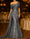 Sequin Mermaid / Trumpet Evening Gown Elegant Formal Dress Formal Wedding Floor Length Sleeveless Off Shoulder Sequined with Glitter