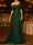 Sequin Mermaid / Trumpet Evening Gown Elegant Formal Dress Formal Wedding Floor Length Sleeveless Off Shoulder Sequined with Glitter