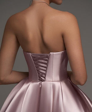 A Line Cocktail Dress Detachable With Shawl Ankle Length Elegant Dresses Formal Wedding Long Sleeve Off Shoulder Satin Dress