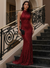 Mermaid Sequins Evening Dress Formal Halter Neck Sleeveless Floor Length Sparkle Christmas Party