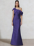 Sheath/Column Elegant Evening Dresses Satin One Shoulder Floor-Length Formal Dress