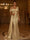 Sequin Mermaid / Trumpet Evening Gown Elegant Formal Dress Formal Wedding Floor Length Sleeveless Off Shoulder Sequined