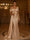 Sequin Mermaid / Trumpet Evening Gown Elegant Formal Dress Formal Wedding Floor Length Sleeveless Off Shoulder Sequined