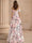 A Line/Princesses Floral Evening Dress Corset Elegant Pink Sleevelss Evening Dress Off The Shoulder Floor-Length Evening Dress