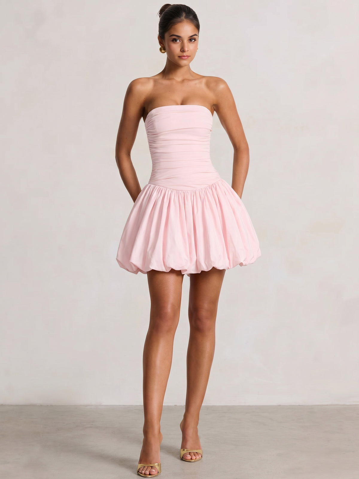 A Line/Princess Homecoming Party Dresses Short/Mini Strapless Sleeveless With Back Lace Up