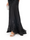 Trumpet/Mermaid Elegant Mother Of The Bride Dresses Scoop Long Sleeves Floor-Length Black Formal Dresses With Appliques&Sequins