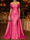 Mermaid / Trumpet Evening Gown Elegant Formal Dress Floor Length Sleeveless Off The Shoulder Sequined with Overskirt