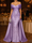 Mermaid / Trumpet Evening Gown Elegant Formal Dress Floor Length Sleeveless Off The Shoulder Sequined with Overskirt