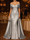 Mermaid / Trumpet Evening Gown Elegant Formal Dress Floor Length Sleeveless Off The Shoulder Sequined with Overskirt