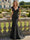 Trumpet/Mermaid Satin V-Neck Short Sleeves Floor-length Long Hot-Fix Rhinestone Sparkle Prom Dresses with Shoulder Bows