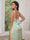 A-Line/Princess Simple Prom Dress Square Neck Sleeveless Floor-Length Formal Dresses with Organza Drawstring