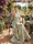Sheath/Column Evening Gown Elegant Jacquard Floral Dress Prom Floor Length Sleeveless One Shoulder Ruffle with Slid Split Green Wedding Guest Dress