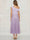 A-Line/Princess Elegant Cocktail Dress Sequined One Shoulder Tea-Length Dress Formal Wedding Guest With Shoulder Bow