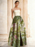 A-Line/Princesses Elegant Evening Dress Jacquard Floral Dress Strapless Elegant Dress Floor Length Pockets