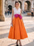 A-Line Cocktail Dress Tea Length Sleevelss V Neck With Bowknot Elegant Cocktail Dress