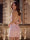 Sheath/Column Homecoming Dress Barbiecore Sequins Basque Waist Floral Embroidery Sleeveless Spaghetti Straps Party Dance Dress