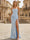 A-Line/Princess Prom Dresses Strapless  Floor-Length Side Split With Pleats&Back Lace-Up Long Prom Dresses