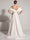 A-Line Formal Evening Dresses Luxury Off The Shoulder Lattice Beading Floor-Length Elegant With Overskirt