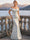 Mermaid Evening Elegant Dress Formal Dresses Printed Satin Off-The-Shoulder Sweetheart Floor Length Sleeveless Wedding Guest