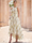A-Line/Princess  Floral Cocktail Dresses Sleeveless Tulle Formal Ankle Length Dresses Pocket with Floral Emboridary Pocket