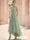 A-Line/Princess  Floral Cocktail Dresses Sleeveless Tulle Formal Ankle Length Dresses Pocket with Floral Emboridary Pocket