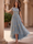 A-Line/Princess Floral Cocktail Dresses Short Sleeves Tulle Formal Ankle Length Dresses Pocket with Floral Emboridary Pocket