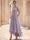 A-Line/Princess Floral Cocktail Dresses Short Sleeves Tulle Formal Ankle Length Dresses Pocket with Floral Emboridary Pocket