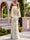 Sheath/Colum Mother Of The Bride Dresses Satin Floor-Length Scoop 3/4 Sleeves Sash Sequins Pockets Evening Dresses Wedding Guest Dresses