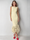 Mermaid Cocktail Party Dress Boat Neck Sleeveless Ankle Length Feather Dress Formal Dress