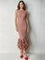 Mermaid Cocktail Party Dress Boat Neck Sleeveless Ankle Length Feather Dress Formal Dress