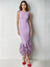 Mermaid Cocktail Party Dress Boat Neck Sleeveless Ankle Length Feather Dress Formal Dress
