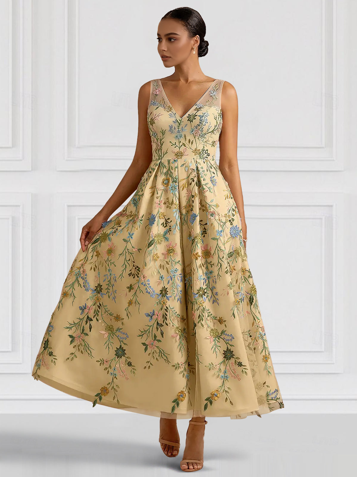 a line cocktail dresses for wedding TS A-Line Cocktail Dresses Elegant Dress Wedding Cocktail Party Short /  Mini Short Sleeve V Neck Fall Wedding Reception Lace with Embroidery 2025