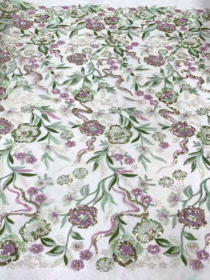 Sheath/Column Floral Evening Dress Taffeta One-Shoulder Sleeveless Ankle-Length With Back Bow Embroidery