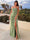 A-Line/Princess Evening Dresses Prom Dresses Chiffon Strapless Floor-Length Side Split With Pleats Lace-Up Wedding Guest Dresses