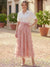 A-Line Cocktail Dress Tea Length Party French Vintage Dresses Elegant Short Sleeve V Neck Wedding Party Wear With Bowknot Floral Embroidery
