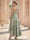 A-Line Cocktail Dresses Elegant Formal Dress Jacquard One-Shoulder Ruffles Corset Sleeveless Ankle-Length Zipper Wedding Guest