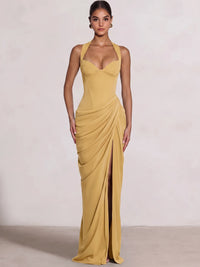 Sheath/Column Evening Dresses Sweetheart Sleeveless Floor-Length Side Split With Boning Criss Cross Straps Lace-Up Formal Dresses