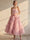 Ball Gown Strapless Cocktail Dress Sleeveless Elegant Tea-Length Party Dance With Ruffles Ruched Pleats