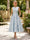 A-Line/Princess Boat Neck Cocktail Dress Sleeveless Tea-Length Party Wedding guest Semi-Formal Dresses With Floral Jacquard & Pockets