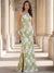 Sheath/Column Evening Dresses Elegant Prom Dress Floral Embroidery Floor-Length Sleeveless One-Shoulder Ruffles With Slid Split Wedding Guest Dress