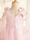 A-Line/Princess Flower Girl Dresses	Tulle Scoop Sleeveless Tea-Length with Cape 3D Floral